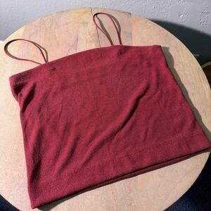 American Eagle red stretchy cami top, junior's small